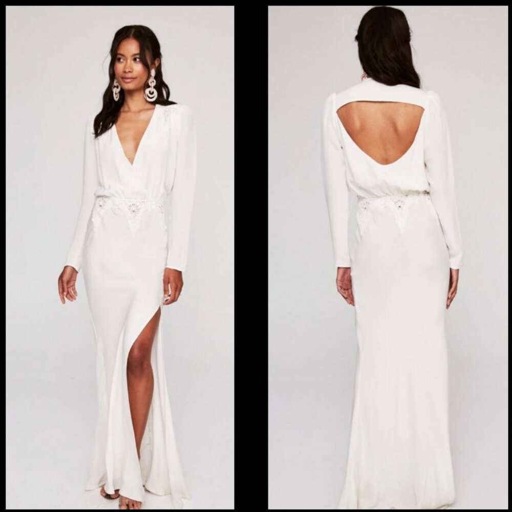 Stone Cold Fox Cream Silk Alabama Gown Sz 1/XS